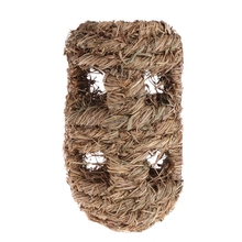 Hamster Nest Weaved Grass Small Pet Animal Toys Cage For Chinchilla Guinea Pigs  Small Animal Playground 2024 - buy cheap