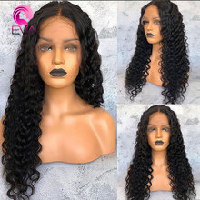 Eva Hair 13x6 Deep Wave Lace Frontal Wig Pre Plucked With Baby Hair Glueless Lace Front Human Hair Wigs Brazilian Remy Hair Wigs 2024 - buy cheap