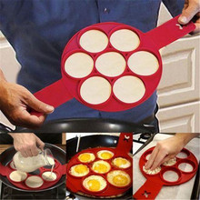 Антипригарная Фантастическая форма для яиц, 1 шт., силиконовое кольцо, кухонные формы для выпечки омлета, форма для откидной плиты, кольцо для яиц 2024 - купить недорого