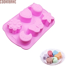 COOKNBAKE DIY 6 Cavity Silicone Mold for Cake, Chocolate, Ice cube, Jelly with Moon Insect Design   SSCM-001-18 2024 - buy cheap