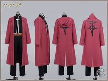 Fantasia totalmente de metal alchemist, edward elic, traje de cosplay personalizado, qualquer tamanho 2024 - compre barato