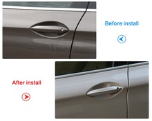 4pcs Stainless Steel Car Door Handle Strips Trim Sticker For BMW 5 Series f10 525 530 520Li 2011-2017 Auto Accessories 2024 - buy cheap