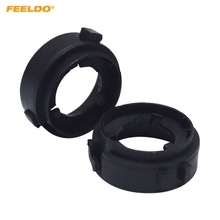 FEELDO 2Pcs Auto LED Headlight H7 Sokets Adaptor Holder For Volkswagen MK6 Golf GTI 10-14 Lamp Base #5537 2024 - buy cheap