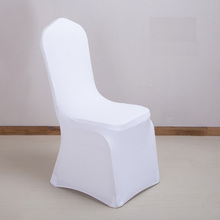1pcs Stretch Elastic Universal White black Spandex Wedding Chair Covers Weddings Party Banquet Hotel Chair Covers Outdoor party 2024 - buy cheap