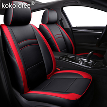 kokololee leather car seat cover for FIAT Bravo Freemont Punto Linea make custom Automobiles Seat Covers car-styling with logo 2024 - buy cheap