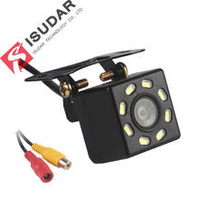 Isudar камера заднего вида видеокамера парктроник  HD 8 светодиодный ночного видения 170 широкоугольный 2024 - купить недорого