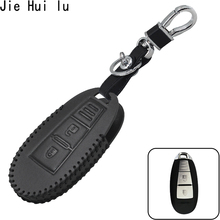 3 Button Leather Car Remote Key Fob Shell Cover Case For Suzuki Vitara Swift Ignis Kizashi SX4 Baleno Ertiga S-Cross Smart Key 2024 - buy cheap