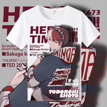 Camiseta de cosplay de boku no hero academia, camiseta de desenho animado izuku midoriya do anime top tee para cosplay de halloween 2024 - compre barato