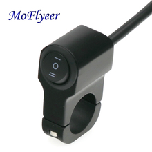 MoFlyeer-interruptor Universal modificado para motocicleta, Faro de aleación de aluminio, 7/8 ", 22mm 2024 - compra barato