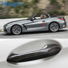 Для BMW Z4 G29 M40i sDrive 25i M 2019 2020 100% Настоящее углеродное волокно авто наружная Дверная ручка Крышка 2024 - купить недорого