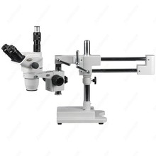 Trinocular Boom Stereo Microscope--AmScope Supplies 2X-225X Trinocular Boom Stereo Microscope w/ Focusable Eyepieces 2024 - buy cheap