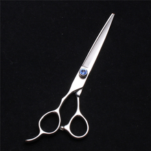 C8003 7.0" Left-Hand JP 440C Customized Logo Titanium Hairdressing Scissors Cutting Scissors Thinning Shears Salon Hair Scissors 2024 - buy cheap