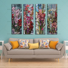 3 Panel Wall art Picture poster printl Canvas Painting  Flower Painting Wall  pictures Art Decorative Modular Picture no frame 2024 - buy cheap