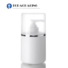 300ML Lotion Pump Bottle,White Plastic Shampoo Sub-bottling,Empty Cosmetic Facial Cleanser Container,100PCS/LOT 2024 - buy cheap