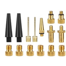 15pcs Set Valve Adapters Kit Bicycle Tire Air Nozzles Pump Repair Cycling Tools Pumps Adapter Inflator Spare Parts 2024 - buy cheap