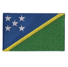 2.5",area over 80%,026,Solomon Islands,100pcs/bag,MOQ50pcs,emb patch,merrow & flat broder,iron on backing,free shipping by Post 2024 - buy cheap