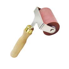 Rodillo de impresión con mango de madera antideslizante, herramienta de impresión de pintura de tinta, 5/10cm 2024 - compra barato