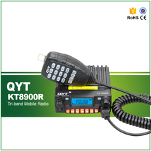 Мини мобильный радиоприемопередатчик QYT KT-8900R трехдиапазонный 136-174/240-260/400-480 МГц Автомобильная двухсторонняя радиостанция с кабелем и программным обеспечением 2024 - купить недорого