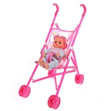 Dolls Buggy Stroller Pushchair Pram Foldable Toy Doll Pram Baby Doll 2024 - buy cheap