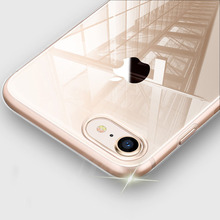 Чехол для iPhone 8 8 Plus 7 7 Plus 6 6S Plus ультратонкий мягкий прозрачный силиконовый чехол из ТПУ для X XS MAX XR 5 5S SE 2024 - купить недорого