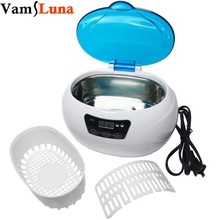 Nail tools sterilizer - 600ML Ultrasonic Cleaner for Metal Tool, Watch Salon Beauty Equipment 2024 - buy cheap