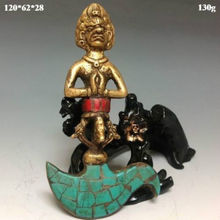 Elaborado antigo budista espada arma cuspato chinês antigo estátua clássica 2024 - compre barato
