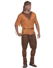 Robin Hood Outlaw Archer Swordsman Costumes Male Cosplay Adult Hero Top Pants Headpiece Suit Mens Halloween Costumes 2024 - buy cheap