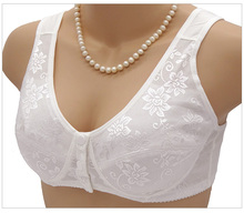 Sutiã feminino sólido branco algodão sutiãs push up colete bralette lingerie sutiã para jovem menina mãe filha renda bh c3- 2024 - compre barato