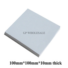 1pcs 10mm Thick, 100mm*100mm Soft Silicone Thermal Pads for Power Supply, LED, Heat Sink Heat Transfer 2024 - buy cheap