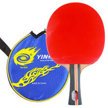 Raquete galaxy yinhe 04b, raquete de tênis de mesa finalizada, esporte, espinhas em borracha, bastão de pingue-pongue 2024 - compre barato