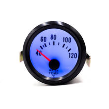 CNSPEED 2-дюймовый автомобильный измеритель температуры воды 40 ~ 120 с датчиком синий светодиодный индикатор управления автомобилем температура воды XS100012 2024 - купить недорого