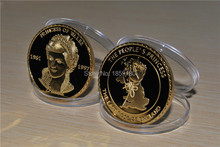 Diana Princess of wales gold CLAD UK sovereign COIN free shipping 10pcs/lot+custom uk gold diana coin 2024 - buy cheap