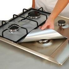 4Pcs Reusable Foil Gas Hob Range Stovetop Burner Protector Liner Cover For Cleaning Kitchen Tools 2024 - buy cheap