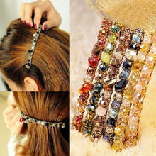 1PC Women Exquisite Crystal Rhinestone Barrette Hair Clip Hair Accessory 2024 - buy cheap