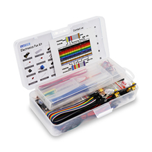 Kit de diversão eletrônico com módulo de fonte de alimentação, cabo de ligação, placa de ensaio 830 kit de iniciante para arduino 2024 - compre barato