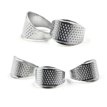 Хорошее качество серебряное кольцо наперсток для защиты пальцев бытовые швейные инструменты домашнее шитье аксессуары для рукоделия Dedal de plata 2024 - купить недорого