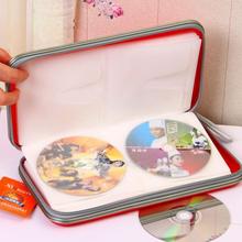A Ausuky сумка для хранения компакт-дисков, переносной 80 дисковый объем, чехол для DVD, CD-дисков для автомобильного медиахранилища, сумка для CD-25 2024 - купить недорого