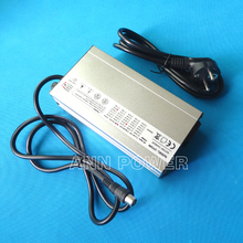 36V 5A LiFePO4 battery charger Output 43.8V 5A aluminum case charger For 36V LiFe battery charging Smart Charger plug can choose 2024 - buy cheap