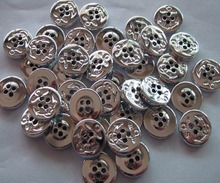 Free shipping 13mm plating silver button  Anchor logo button  fashion button for blouse  women shirt  100pcs 2024 - buy cheap