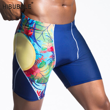 HIBUBBLE Flower Patchwork Men Swimwears  Trunks for bathing Swimsuits High Rise Swimming Boxer Surfing Board Shorts Beachwear 2024 - buy cheap