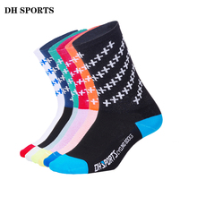 DH deportes nueva calidad profesional ciclismo calcetines hombres mujeres al aire libre camino bicicleta calcetines marca correr compresión Deporte Calcetines 2024 - compra barato