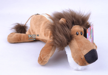 Super cute 1pc 25cm forest lion plush school little bag baby stuffed toy children gift 2024 - buy cheap