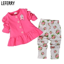 Baby Girl Clothes Set Coat Legging Pants Baby Girls Clothing Sets Infant Clothing Boutique Girl Cotton Print Autumn Spring 2020 2024 - buy cheap