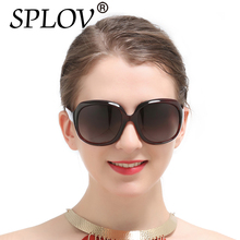 TOP SPLOV Women Polarized Sunglasses Fashion Retro Frame Driving Female Eyewear Vintage Mirror Luxury Women Pilot Sunglasses 2024 - buy cheap