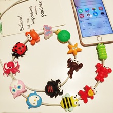 New Insect Series Cable Protector for iphone 8 7 6 5 USB Data Line Protection Doll Animal Bite Accessory Cable Organizer 2024 - buy cheap