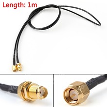 Sale 100cm RG174 Cable SMA Male Plug To SMA Female Jack Bulkhead Coax Pigtail 3ft High Quality Plug Jack Wire Connector Adapter 2024 - buy cheap
