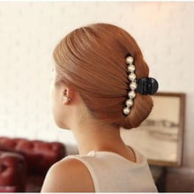 Fashion Hair Clips Imitation White Pearl Hair Claw Clip Elegant Hair Accessories for Women Long Hair Barrette Headwear HC365 2024 - buy cheap