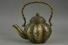 Maceta de té de cobre para el hogar, hecha a mano, con olores de agua y tótem, viejos coleccionables 2024 - compra barato