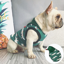 Chaleco de algodón con estampado de cocodrilo para Bulldog Francés, ropa para perros pequeños, sudaderas transpirables con capucha para cachorro gordo 2024 - compra barato