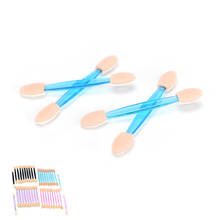 10 pieces/lot Sponge Stick Eye Shadow Applicator Disposable Eyeshadow Brush for Beauty Cosmetic Makeup Tools 2024 - buy cheap